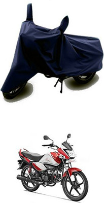 Shinestudios Two Wheeler Cover for Hero(Splendor I Smart, Blue)