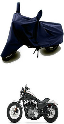 Shinestudios Two Wheeler Cover for Harley Davidson(Blue)