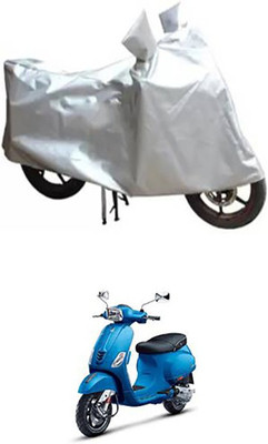 Kavach Two Wheeler Cover for Universal For Bike(Vespa VXL, Silver)