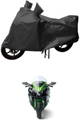 Shinestudios Two Wheeler Cover for Kawasaki(Grey)