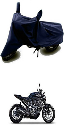 Shinestudios Two Wheeler Cover for Universal For Bike(Blue)