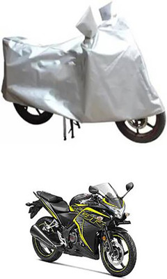 Shinestudios Two Wheeler Cover for Honda(CBR 250R, Silver)