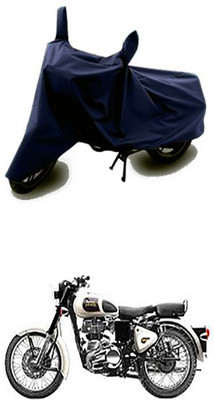 Shinestudios Two Wheeler Cover for Royal Enfield(Blue)