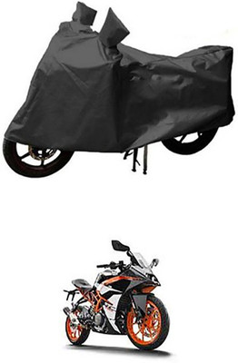 Shinestudios Two Wheeler Cover for Kawasaki(RC 390, Grey)