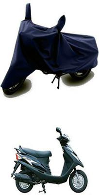 Shinestudios Two Wheeler Cover for Kinetic(Blue)