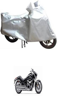 Shinestudios Two Wheeler Cover for Suzuki(Silver)