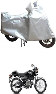 Shinestudios Two Wheeler Cover for Hero(Splendor Pro Classic, Silver)