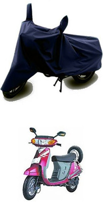 Shinestudios Two Wheeler Cover for Kinetic(Nova, Blue)