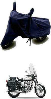 Shinestudios Two Wheeler Cover for Royal Enfield(Blue)
