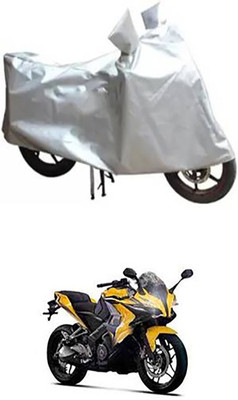 Shinestudios Two Wheeler Cover for Bajaj(Silver)