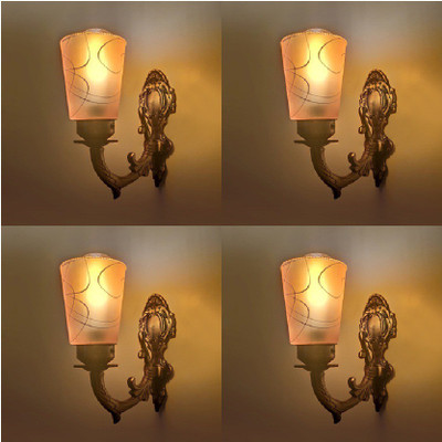 PR Prashant Uplight Wall Lamp Without Bulb(Pack of 4)