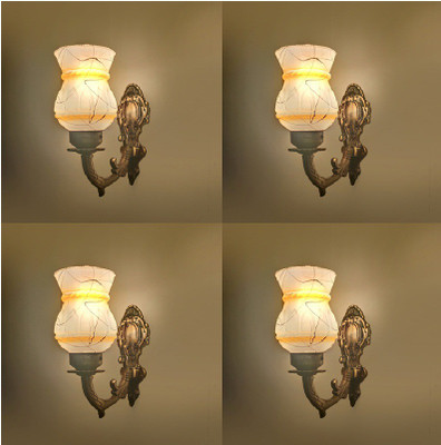 PR Prashant Uplight Wall Lamp Without Bulb(Pack of 4)