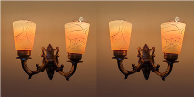 Arus Uplight Wall Lamp Without Bulb(Pack of 2)