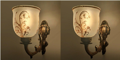 PR Prashant Uplight Wall Lamp Without Bulb(Pack of 2)
