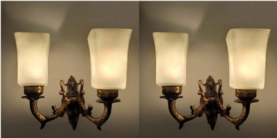 PR Prashant Uplight Wall Lamp Without Bulb(Pack of 2)
