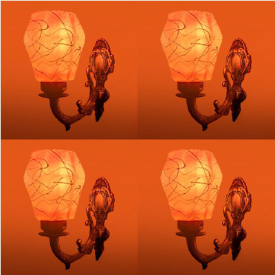 Arus Uplight Wall Lamp Without Bulb(Pack of 4)