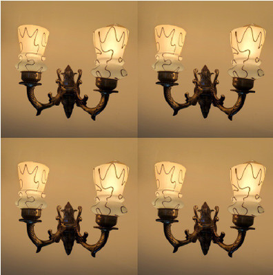 PR Prashant Uplight Wall Lamp Without Bulb(Pack of 4)