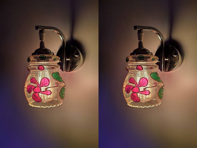 PR Prashant Pendant Wall Lamp Without Bulb(Pack of 2)