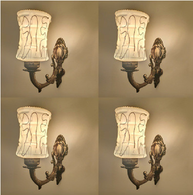 PR Prashant Uplight Wall Lamp Without Bulb(Pack of 4)