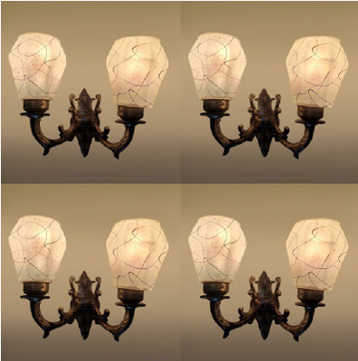 PR Prashant Uplight Wall Lamp Without Bulb(Pack of 4)