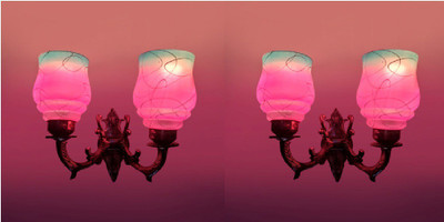 PR Prashant Uplight Wall Lamp Without Bulb(Pack of 2)