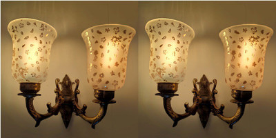 PR Prashant Uplight Wall Lamp Without Bulb(Pack of 2)
