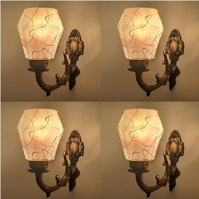 PR Prashant Uplight Wall Lamp Without Bulb(Pack of 4)
