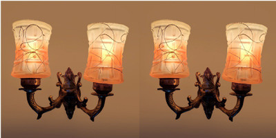 PR Prashant Uplight Wall Lamp Without Bulb(Pack of 2)