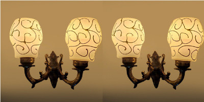 PR Prashant Wallchiere Wall Lamp Without Bulb(Pack of 2)