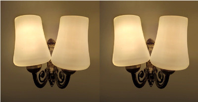 PR Prashant Wallchiere Wall Lamp Without Bulb(Pack of 2)