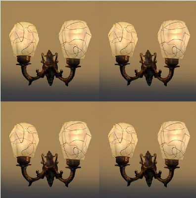 PR Prashant Uplight Wall Lamp Without Bulb(Pack of 4)