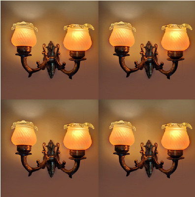 PR Prashant Uplight Wall Lamp Without Bulb(Pack of 4)