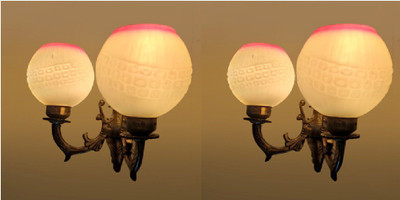 PR Prashant Wallchiere Wall Lamp Without Bulb(Pack of 2)