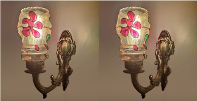 PR Prashant Uplight Wall Lamp Without Bulb(Pack of 2)