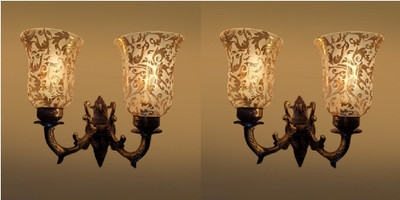 PR Prashant Wallchiere Wall Lamp Without Bulb(Pack of 2)