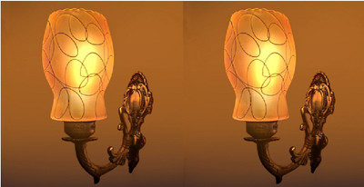 PR Prashant Uplight Wall Lamp Without Bulb(Pack of 2)