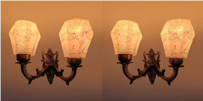 PR Prashant Uplight Wall Lamp Without Bulb(Pack of 2)