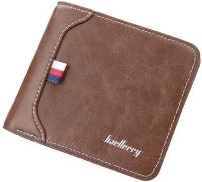 baellerry Men Brown Artificial Leather Wallet(6 Card Slots)