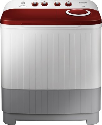 SAMSUNG 7 kg Semi Automatic Top Load Red, White, Grey