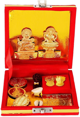 Gokulshoppe Laxmi Kuber Dhan Varsha Bhandari Yantra Brass Yantra(Pack of 1)