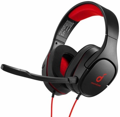 Soundcore by Anker Strike 1 Wired Gaming Headset(Black, Red, On the Ear)