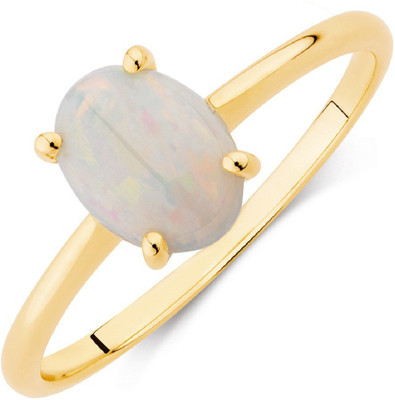 RATAN BAZAAR Fire Opal stone ring Natural Fire Opal certified stone unheated & untreated Astrological Purpose for Men & women Stone Opal Gold Plated Ring