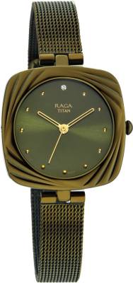 Titan raga magnetic strap watch hot sale