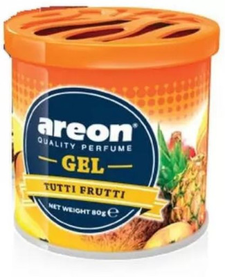 areon Gel Car Freshener Diffuser Tutti Frutti Gel Air Freshener(80 g)