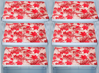 E-Retailer Fridge Mat(Width: 44 cm, Red)