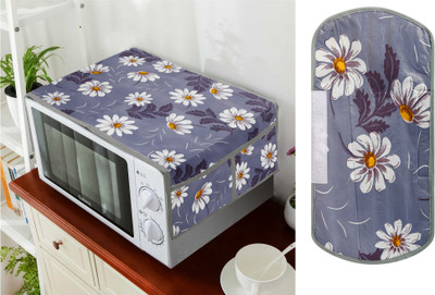 E-Retailer Microwave Oven  Cover(Width: 91 cm, Grey)