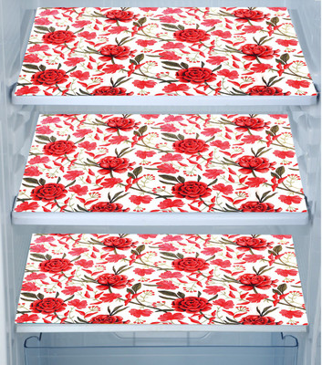 E-Retailer Fridge Mat(Width: 44 cm, Red)