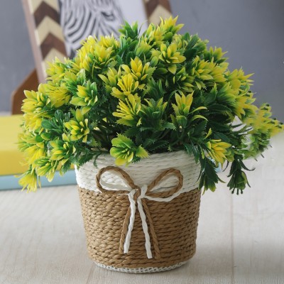 Flipkart SmartBuy Multicolor Wild Flower Artificial Flower  with Pot(6.69 inch, Pack of 1, Flower with Basket)