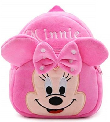 KAIN Minnie Kids Bag Toy Bag Cartoon Bag for School Bags Baby/Boys/Girls (2 To 5 Year/Yellow) Plush Bag(Pink, 10 L)