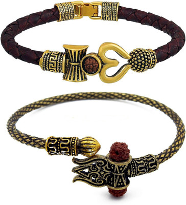 CloudConcept Brass Gold-plated Bracelet(Pack of 2)